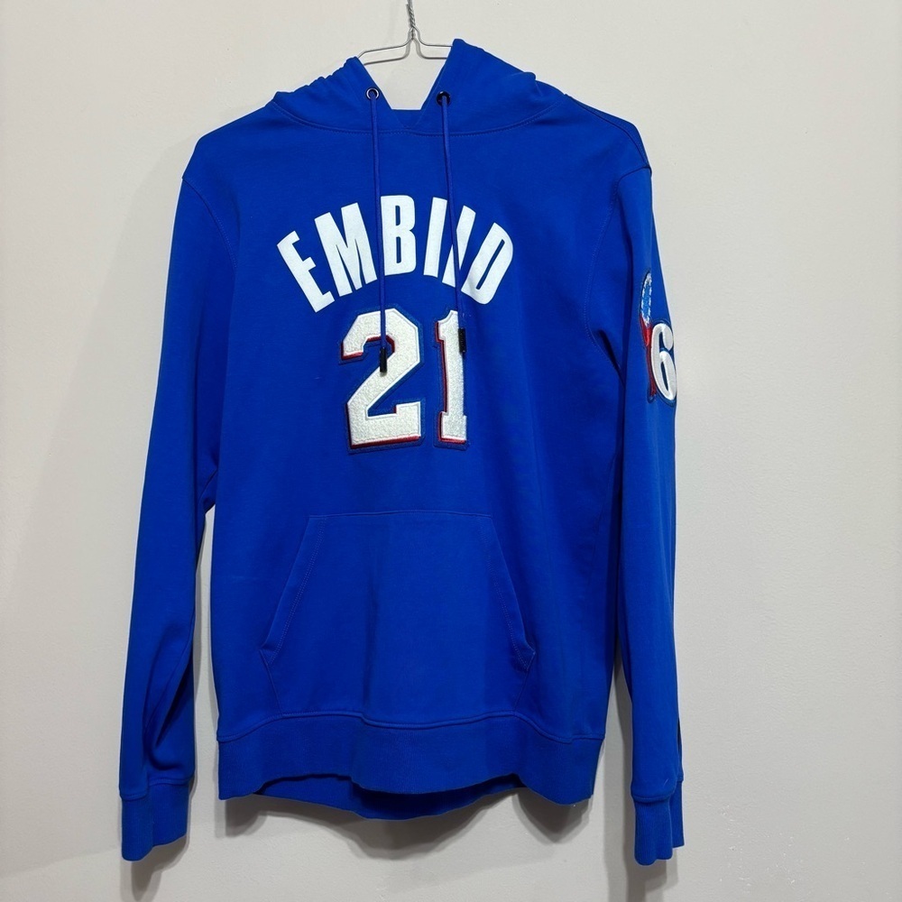 Men's Pro Standard Joel Embiid Royal Philadelphia 76ers Player Pullover Hoodie